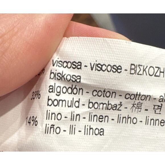 Zara Floral Mini Skort Women’s Small Blue Green Lined Blend Blogger Favorite - Picture 5 of 5